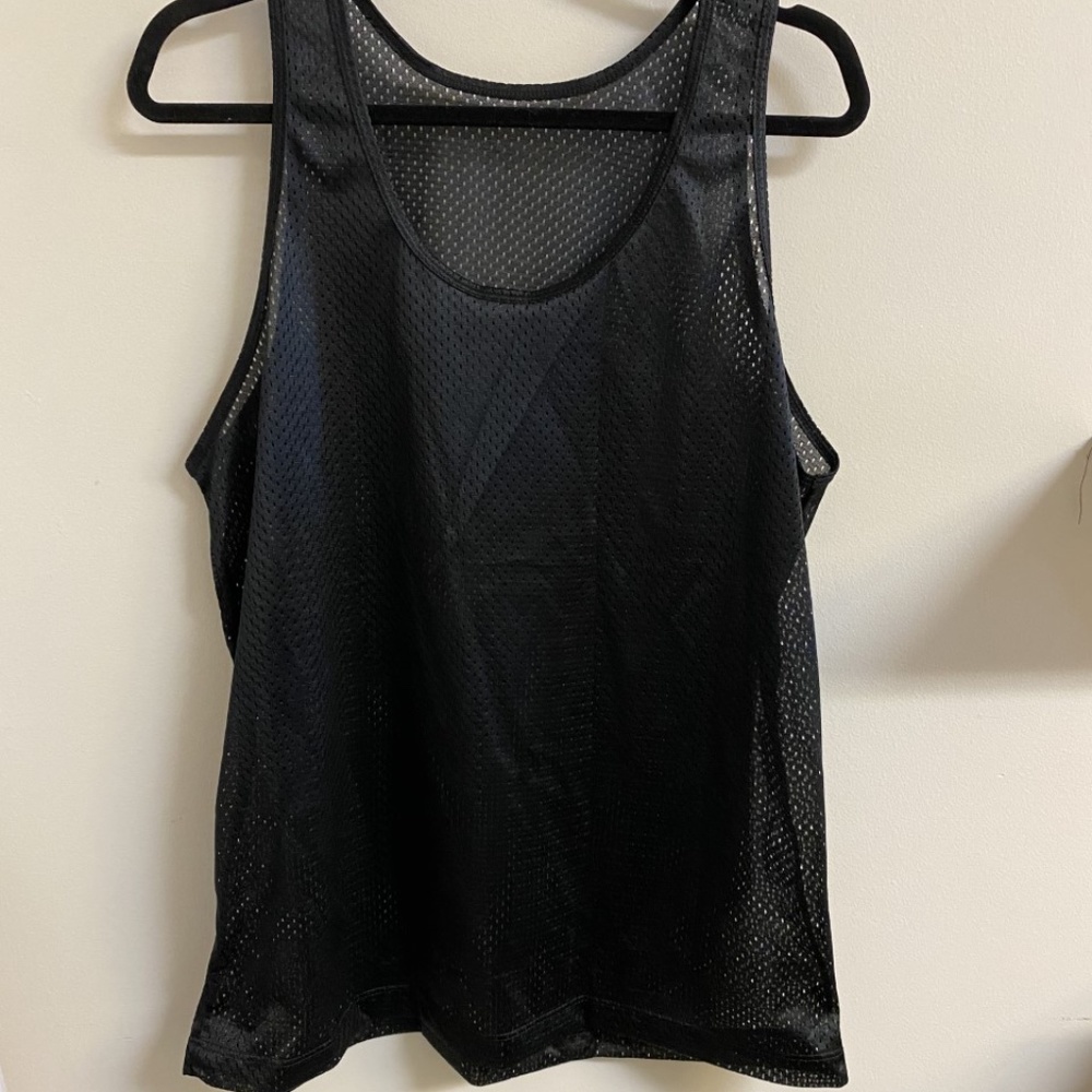 Black American Apparel Basketball Jersey